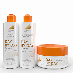KIT HIDRATAÇÃO CAPILAR DAY BY DAY HOME CARE