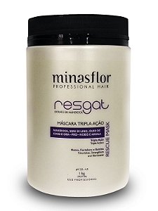 MINASFLOR MÁSCARA DE NUTRIÇÃO CAPILAR RESGAT - 1KG