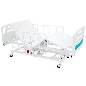 Cama Hospitalar Motorizada 5 Movimentos Grades de Aço