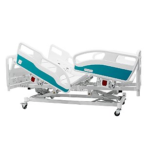 Cama Hospitalar Motorizada 8 Movimentos com Leito em ABS Removível