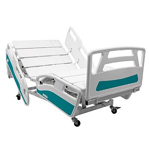 Cama Hospitalar Motorizada 5 Movimentos com Leito em ABS Removível