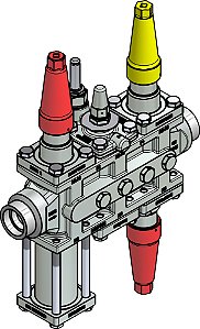 027L4008 Bloco de válvulas ICF 25-6-1RA 1.1/4" SOC Danfoss