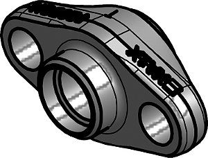 006-1122 Flange tipo 1.0 M 1/2" W + gaxeta (com lingueta) Danfoss