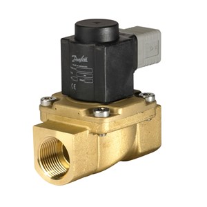 032U380716 Válvula solenoide EV225B 25BD 1" SC/NF bobina 24VCA vapor Danfoss