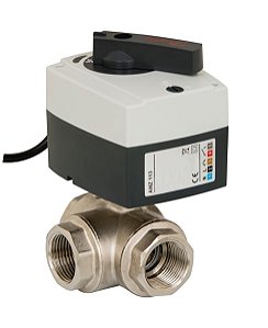 VALV. DE CONTROLE MOTORIZADA ON-OFF AMZ113 3 VIAS 230V DN32