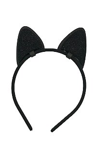 Como Fazer Tiara Orelha de Gatinho em E.V.A com Glitter(Carnaval