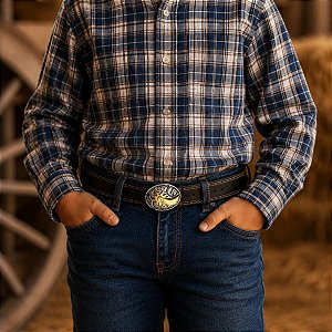 Cinto Cowboy Infantil - COURO SINTÉTICO