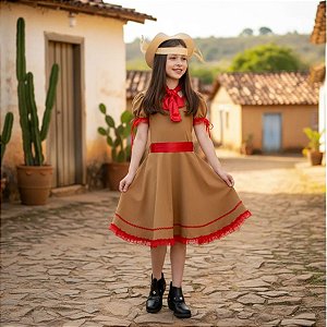Roupa Cangaceira Maria Bonita - ALGODÃO - SEM ACESSÓRIOS