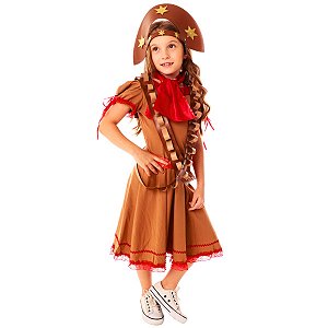 Roupa Cangaceira Maria Bonita - ALGODÃO - COM ACESSÓRIOS