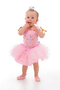 Fantasia Sapatilhas de Bailarina - body e saia tutu