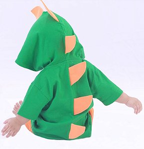 Fantasia Dinossauro Sensorial - camiseta e shorts - ALGODÃO
