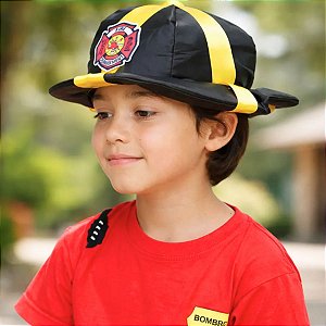 Chapéu Capacete Infantil de Bombeiro QUIMERA KIDS