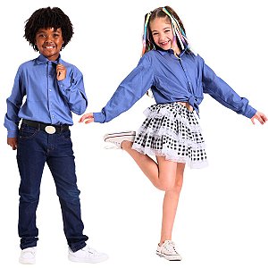 Camisa Festa Junina JEANS Quadrilha - COUNTRY