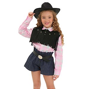 Roupa Cowgirl COMPLETA - 6 itens