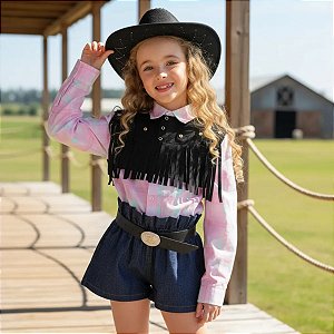 Roupa Cowgirl COMPLETA - 6 itens