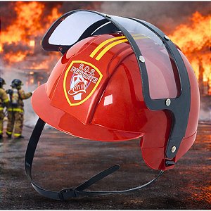 Capacete BOMBEIRO Infantil COM VISOR
