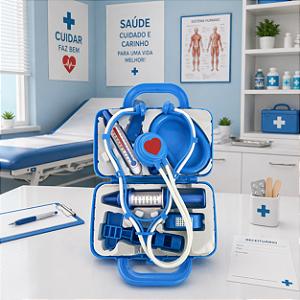 Maleta pequeno DOUTOR - AZUL