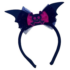 Tiara Morcego Detalhe PINK