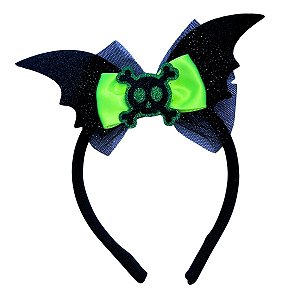 Tiara Morcego Detalhe VERDE LIMÃO