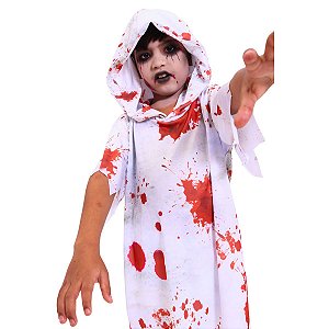 Fantasia de Zumbi Infantil COM Capuz Menino