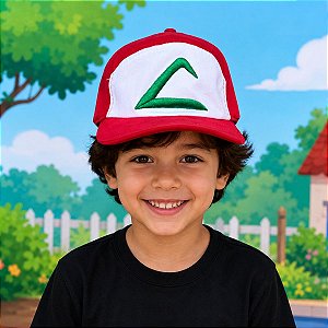 Boné Ash BORDADO Infantil - POKÉMON