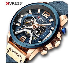 RELÓGIO MASCULINO CURREN  8329 ORIGINAL