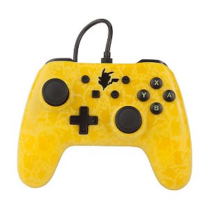 Controle PowerA com fio (Pikachu Silhouette Edition) - Switch