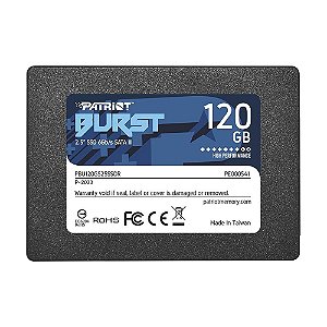 SSD Patriot Burst 2.5" 120GB SATA III - PC