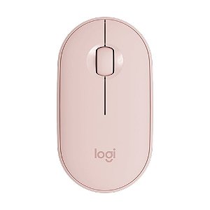 Mouse Logitech Pebble i345 Rosa 1.000 DPI Bluetooth
