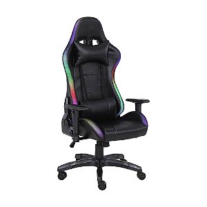 Cadeira Gamer ShopB Tony RGB Reclinável e Giratória - Preta