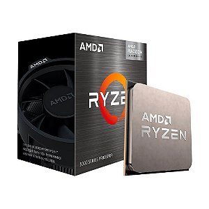 Processador AMD Ryzen 5 5600G, 3.9GHz (4.4GHz Max Turbo), AM4, Vídeo Integrado, 6 Núcleos, 12 Threads - 100-100000252BOX