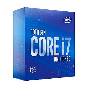 Processador Intel Core i7-10700KF, 3.8GHz (5.1GHz Max Turbo), LGA 1200, 8 Núcleos, 16 Threads, Cache 16MB - BX8070110700KF