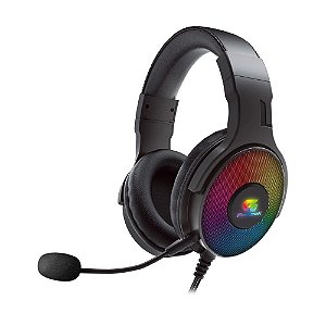 Headset Gamer Com Fio Fortrek Cruiser, 7.1, Drivers 50mm, Rainbow, PC, Preto - 70531