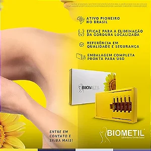 Oléo de Girassol  Emagrecedor  5 Ampolas Biometil