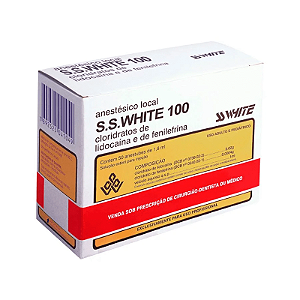 ANESTESICO SS WHITE 100 1:2.500 - SS WHITE