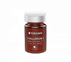 Toskani Hyaluron 2% Caixa Com 5 Ampolas De 5ml
