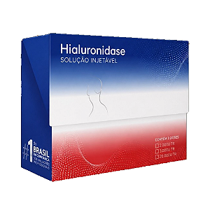 Hialuronidase 2000UTR - KIT 3 ampola + 3 diluente