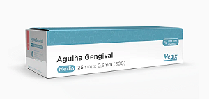 Agulha Gengival 30G (Média) - 25x0,3mm