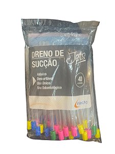 Sugador Descartável - Cores Sortidas - 40un