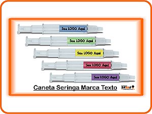 Caneta Seringa Marca Texto