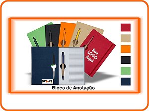 Bloco de Anotação Ecológico com Caneta 13005