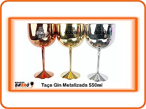 Taça gin 550ml - Metalizada