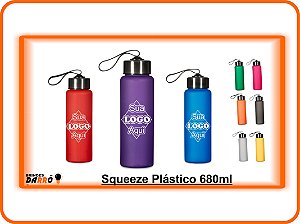Squeeze Plástico 680ml