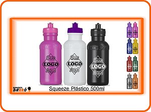 Squeeze Plástico 500ml