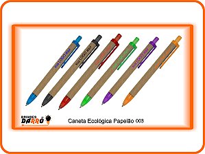 Caneta Ecológica Papelão  cód. 003