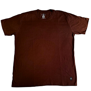 CAMISETA MARROM LISA