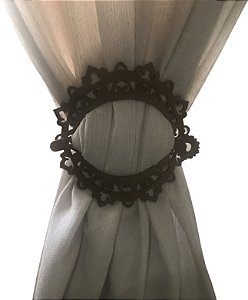 Presilha Prendedor  para cortina de madeira 2 pçs