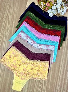 Kit com 3 Calcinhas Amor a Vida