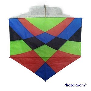 pipa quadrado de 55cm pacote com 10 unidades