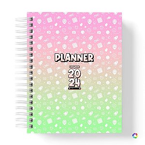 Planner Tech Feminino - 2024 Datado - Personalize - Capa 03